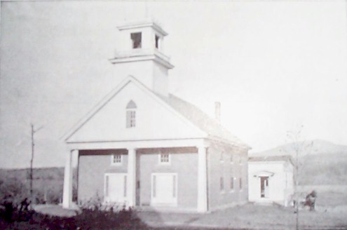 Troy Baptist Church Black and White Photo